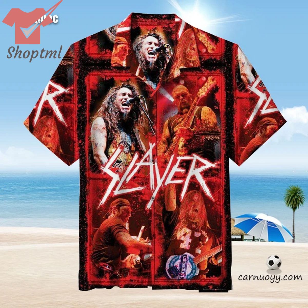 Slayer World Painted Blood Albums Hawaiian Shirt