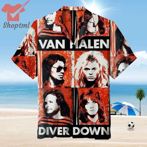 Van Halen Diver Down Lives Hawaiian Shirt