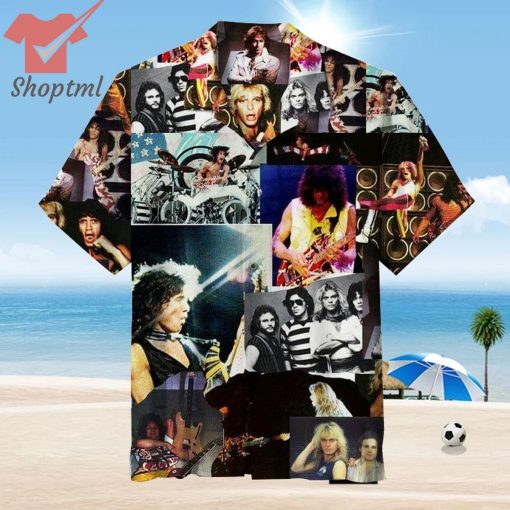 Van Halen There's Only One Way To Rock Lives Hawaiian Shirt