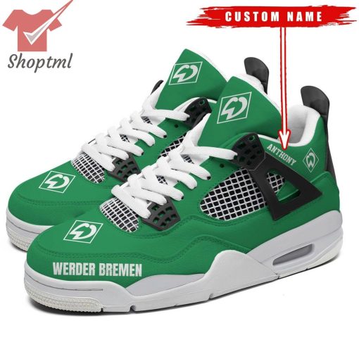 Werder Bremen Personalized AJ4 Air Jordan 4 Sneaker