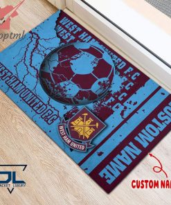 West Ham United F.C Custom Name Doormat