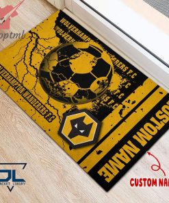 Wolverhampton Wanderers F.C Custom Name Doormat