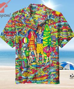Wonderful Summers Beach & Ice Creams hawaiian shirt