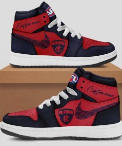Melbourne Demons AFL Custom Name Air Jordan 1 Sneaker