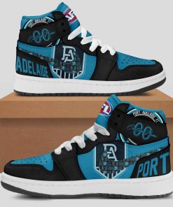 Port Adelaide Power AFL Custom Name Air Jordan 1 Sneaker