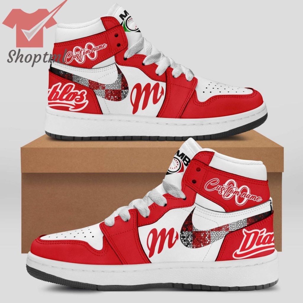 diablos rojos del mexico custom name air jordan 1 sneaker 1 ajMG8