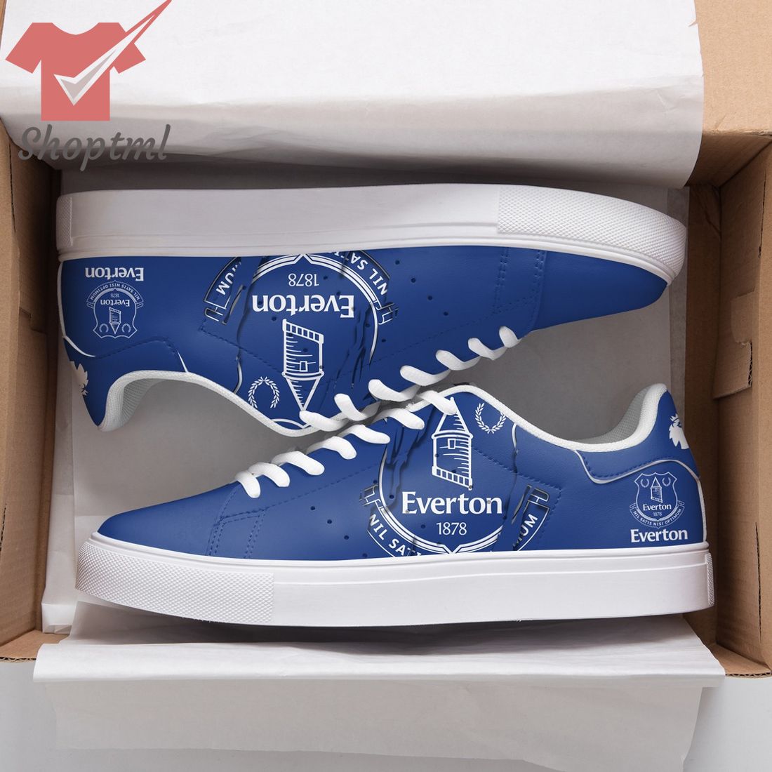 Everton EPL Stan Smith Skate Shoes