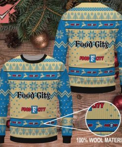 Food city logo ugly christmas sweater