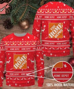 Home depot logo ugly christmas sweater