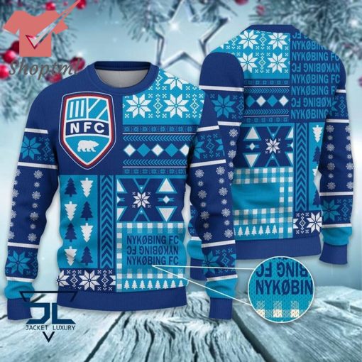 Nykobing FC ugly christmas sweater
