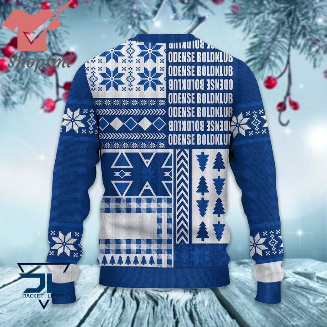 Odense Boldklub ugly christmas sweater