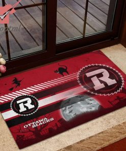Ottawa Redblacks Halloween Doormat