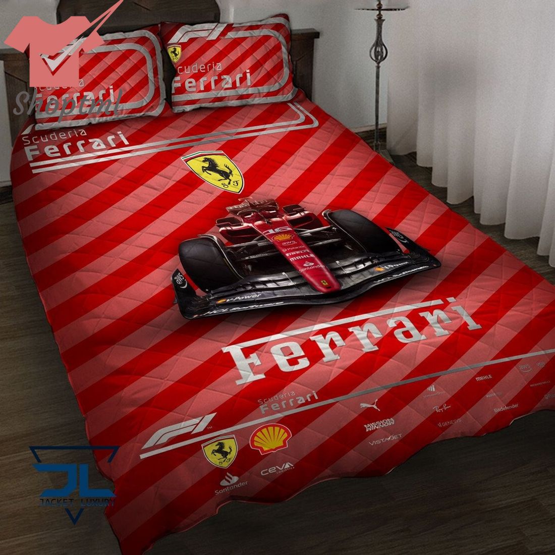 Scuderia Ferrari F1 Team Quilt Set