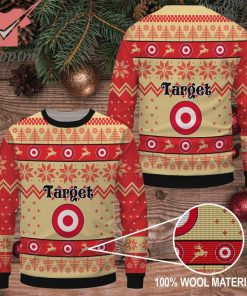 Target logo ugly christmas sweater