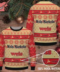 Weis markets logo ugly christmas sweater