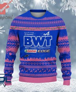 Alpine F1 Team Ugly Christmas Sweater