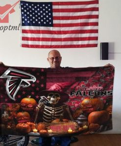 Atlanta Falcons Custom Name Halloween Flag