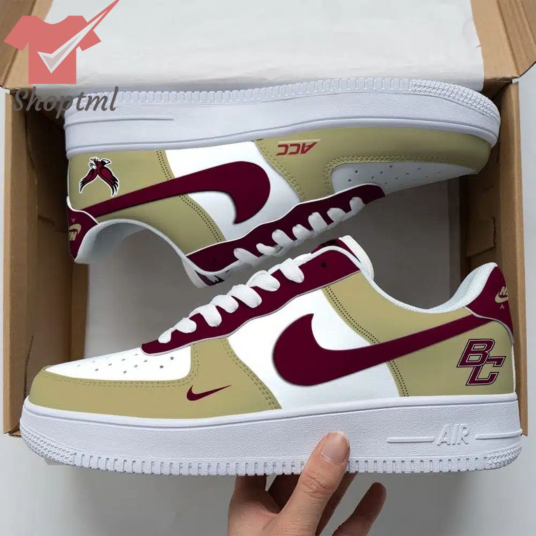 Boston College Eagles NCAA Air Force 1 Shoes