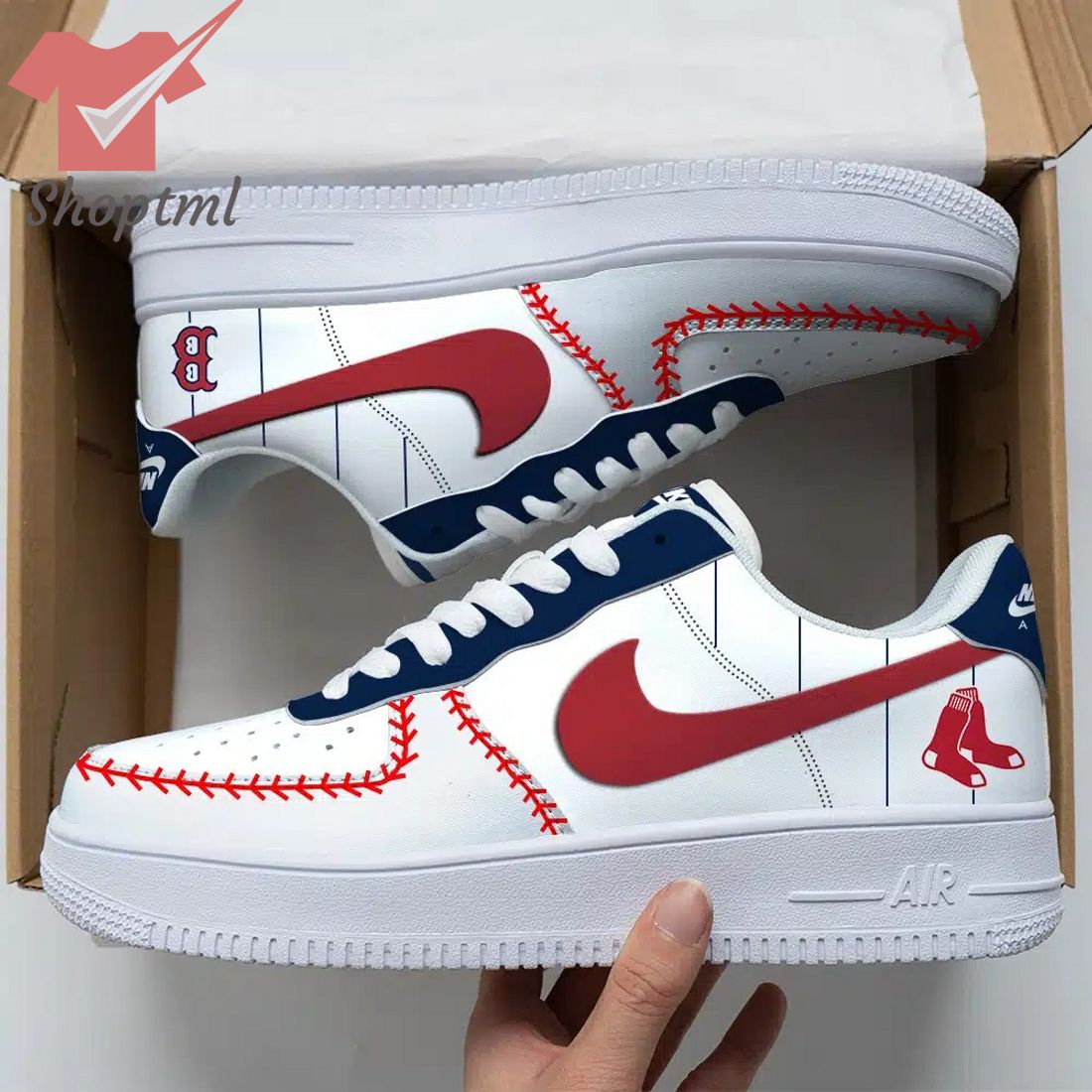 Boston Red Sox MLB Air Force 1 Shoes