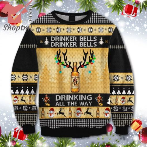 Captain Morgan Drinker Bells Ugly Christmas Sweater