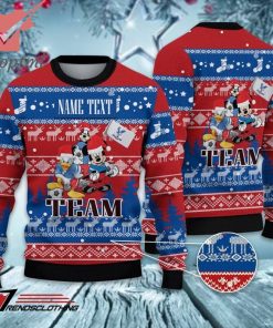 Crystal Palace FC Disney Team Custom Name Ugly Christmas Sweater