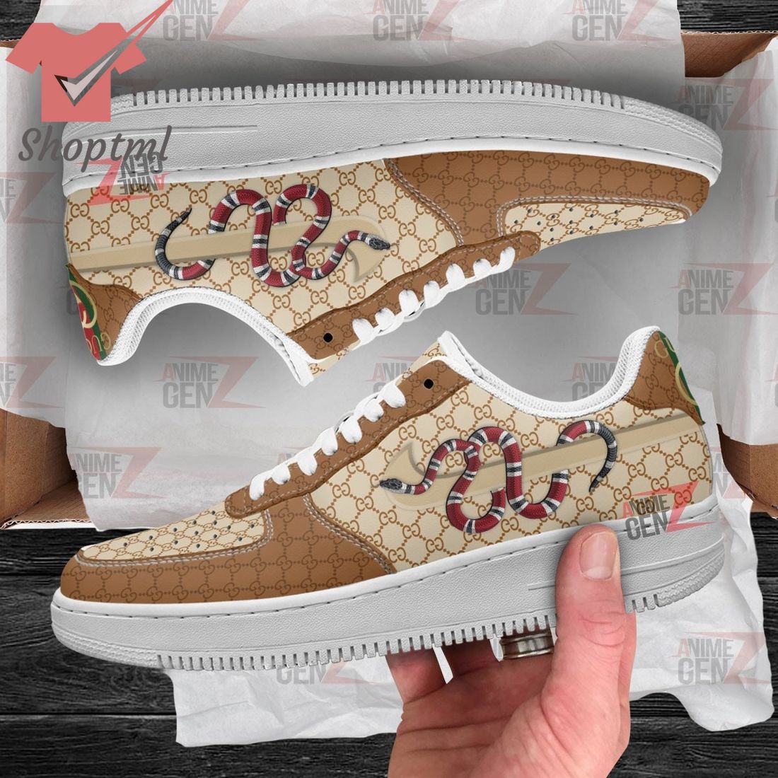 Gucci Luxury Brand Air Force 1 Sneakers