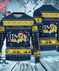 HV71 SHL Hockey Ugly Christmas Sweater