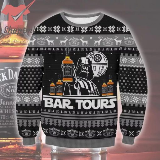 Jack Daniels Star Wars Bar Tours Ugly Christmas Sweater