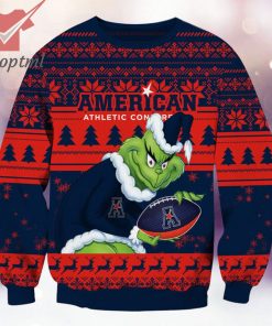 American Athletic Conference NCAA Grinch Ugly Christmas Sweater