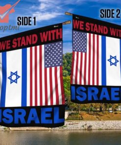 American Israel We Stand With Israel Flag