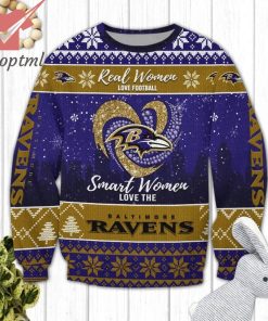 Baltimore Ravens NFL Logo Ugly Christmas Sweater