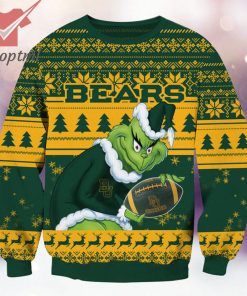 Baylor Bears NCAA Grinch Ugly Christmas Sweater