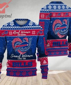Buffalo Bills Smart Women Love The Bills Ugly Christmas Sweater