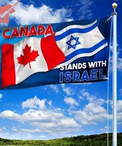 canada stands with israel grommet flag 3 qtMqR