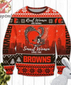 Cleveland Browns NFL Logo Ugly Christmas Sweater