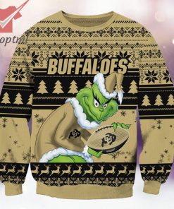 Colorado Buffaloes NCAA Grinch Ugly Christmas Sweater