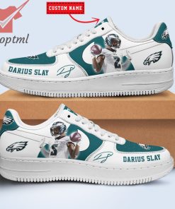 Darius Slay Philadelphia Eagles NFL Custom Name Nike Air Force Shoes