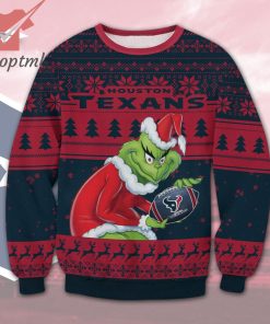 Houston Texans NFL Grinch Ugly Christmas Sweater