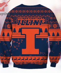 illinois fighting illini ncaa grinch ugly christmas sweater 3 Ghp7d