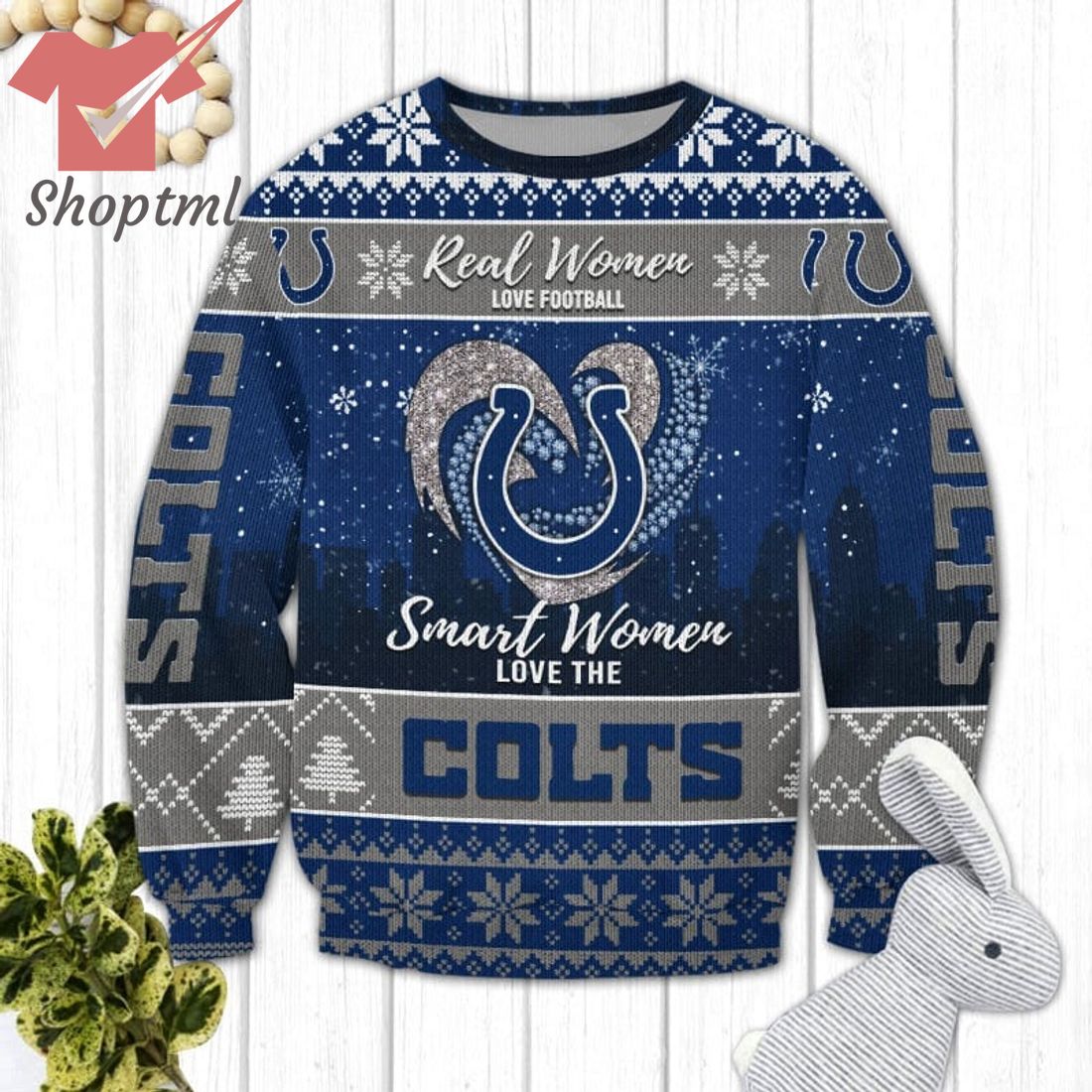 Indianapolis Colts NFL Logo Ugly Christmas Sweater