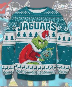 Jacksonville Jaguars NFL Grinch Ugly Christmas Sweater