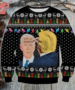 Joe Biden Let's Go Brandon Ugly Christmas Sweater