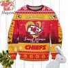 Kansas City Chiefs NFL Logo Snowflakes Ugly Christmas Sweater