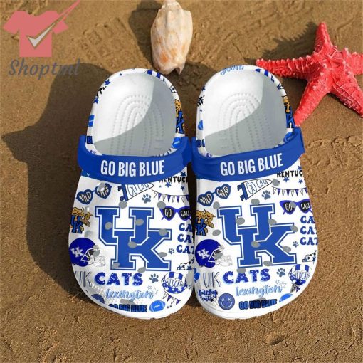 Kentucky wildcats go big blue crocs clog