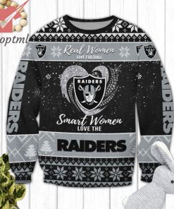 Las Vegas Raiders NFL Logo Ugly Christmas Sweater