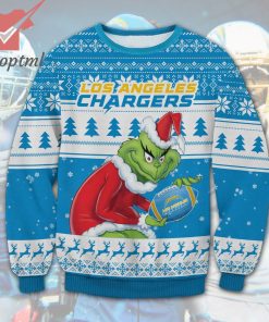 Los Angeles Chargers NFL Grinch Ugly Christmas Sweater
