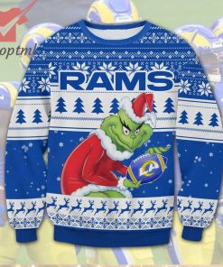 Los Angeles Rams NFL Grinch Ugly Christmas Sweater