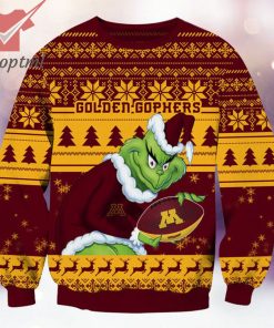 Minnesota Golden Gophers NCAA Grinch Ugly Christmas Sweater
