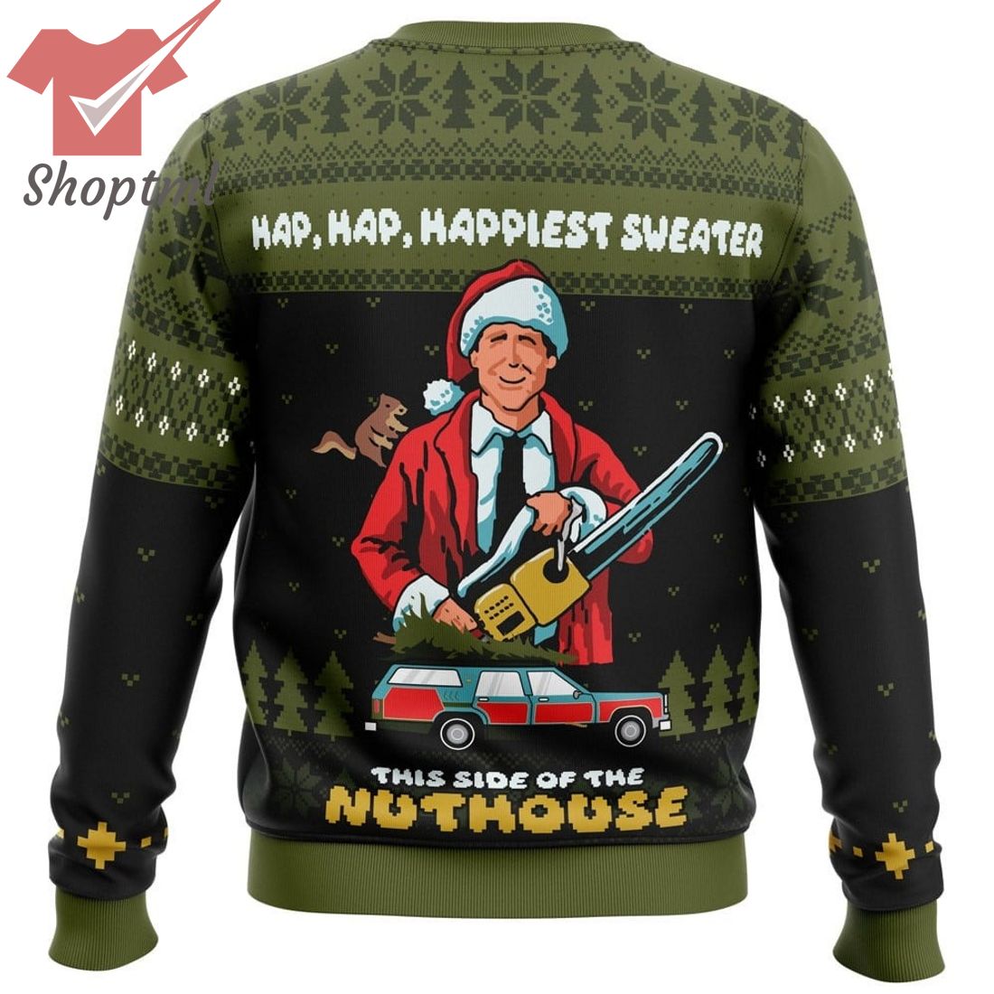 National Lampoon's Christmas Vacation This Side Of The Nuthouse Ugly Sweater