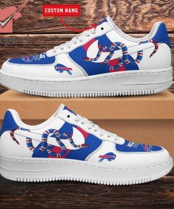 NFL Buffalo Bills Nike x Gucci Custom Nike Air Force Sneakers